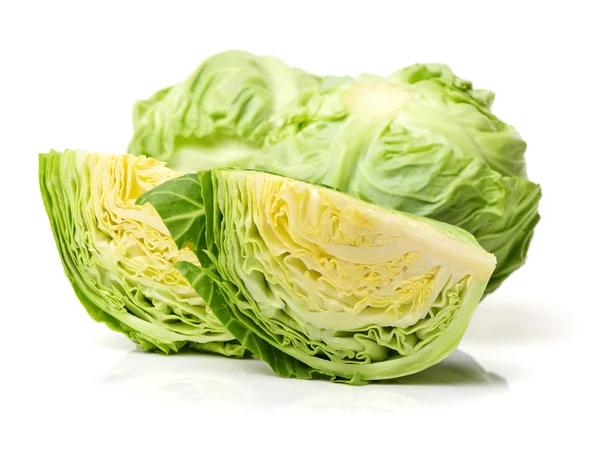 Green cabbage close up — Stock Photo, Image