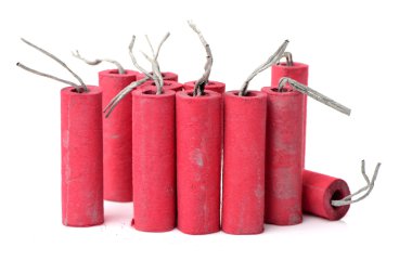 Çince tarz havai fişek beyaz