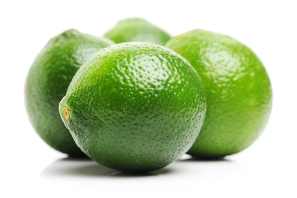 Limes on white background — Stock Photo, Image