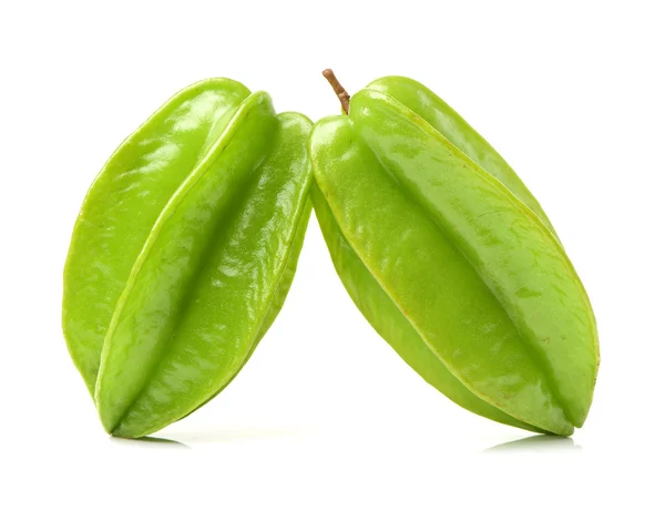 Carambola sobre fondo blanco —  Fotos de Stock