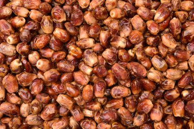 karamelize fındık yakın çekim