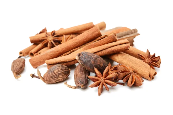 Star anise with cinnamon sticks — Stock Photo, Image