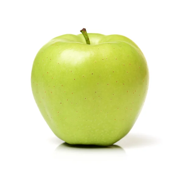 Green apple isolated on white — Stock Photo, Image