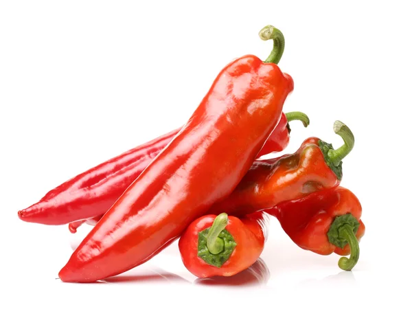 Färsk röd paprika skiva på — Stockfoto