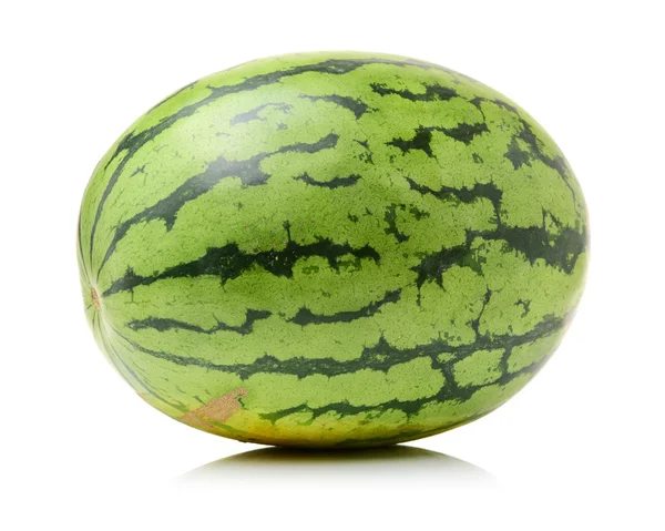 Zralý meloun izolovaných na bílém — Stock fotografie