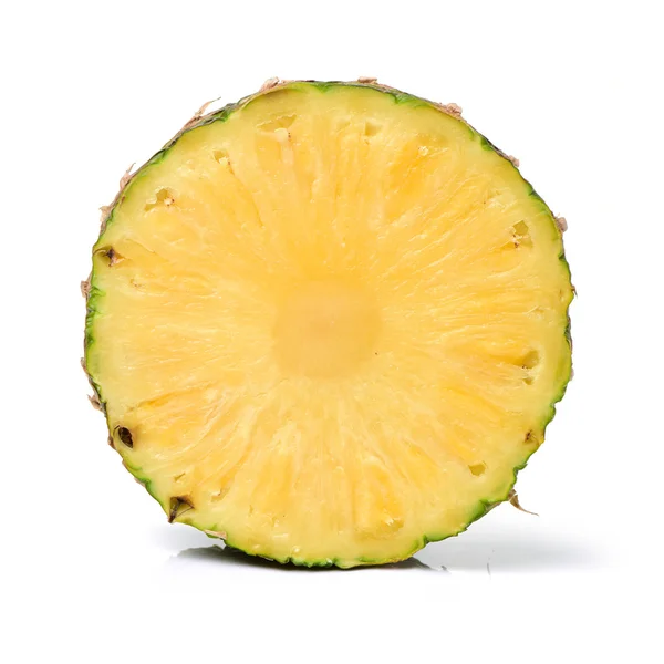 Ripe pineapple on the white — Stock Photo, Image