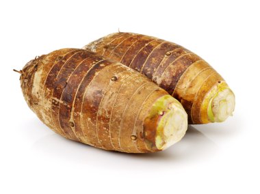 beyaz zemin üzerine Taro