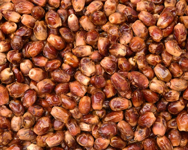 Dried date fruits close up