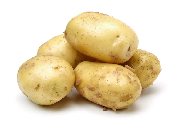 New potato isolated on white — Stock Photo, Image