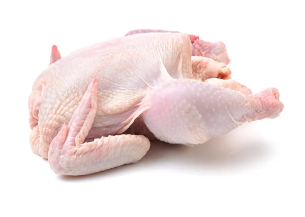 Raw chicken isolated on a — Stock Photo, Image