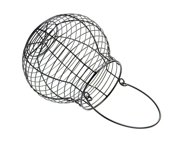 Wire basket for eggs on — Stock Photo, Image