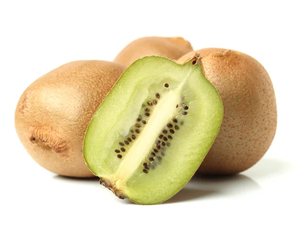 Kiwi frutas no fundo branco — Fotografia de Stock