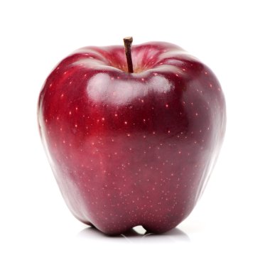 Beyaz üzerine izole kırmızı elmalar 