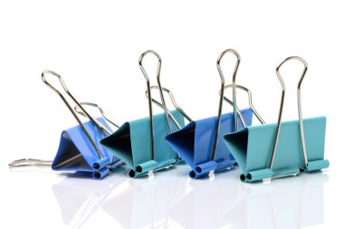 Üzerinde izole dört bağlayıcı klipleri 