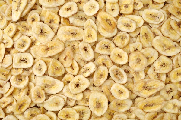 Sliced dried banana — Stock Photo, Image