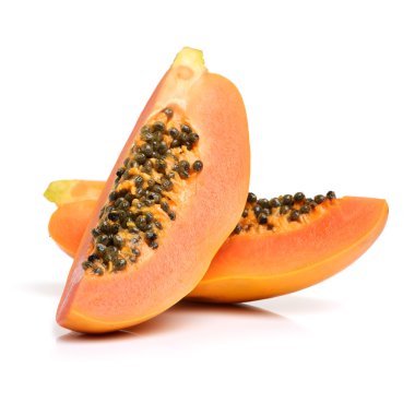 Papaya meyve izole bir 