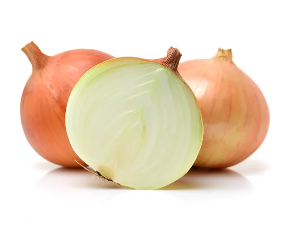 Bulbes de légumes à l'oignon doré sur — Photo