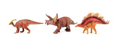 dinosaurs toys close up clipart