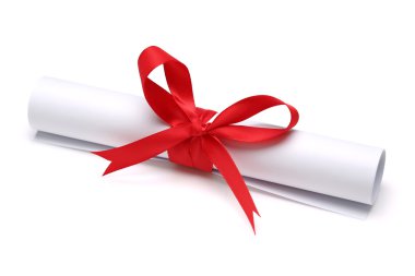 Diploma, kağıt yakın 