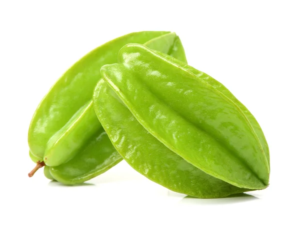 Carambola sobre fondo blanco — Foto de Stock