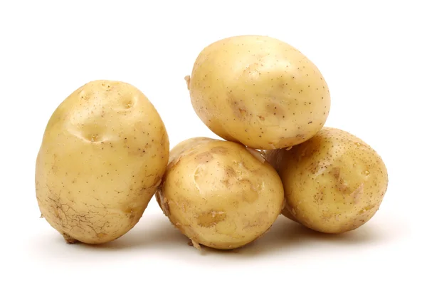 New potato isolated on white background — Stock Photo, Image