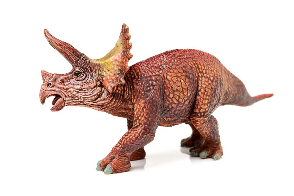 Styrakozaur dinozaura rysunku zabawka na — Zdjęcie stockowe