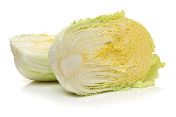 Green cabbage isolated on white Stock Image