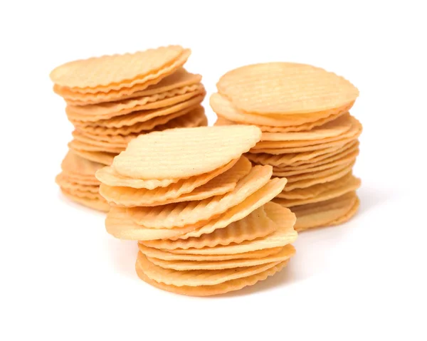 Papas fritas sobre fondo blanco — Foto de Stock