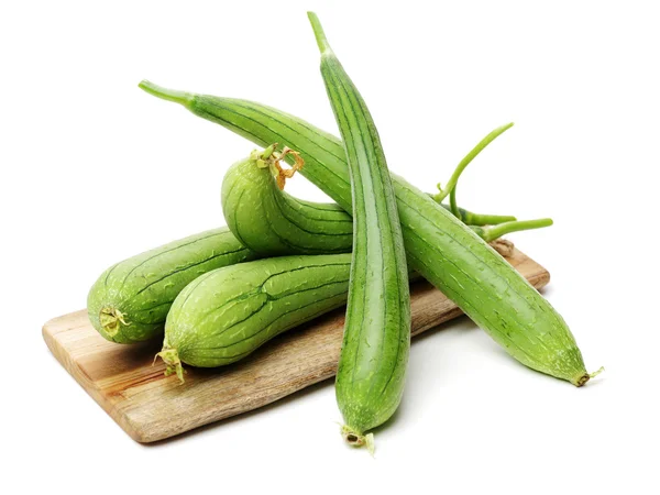 Fresh loofah on the white — Stock Photo, Image