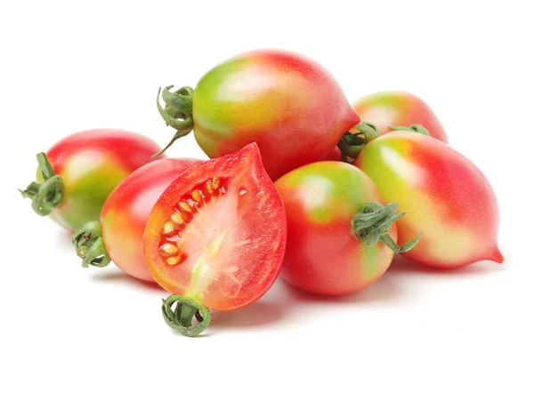 Tomatoes. Whole and a half — Stock Photo, Image