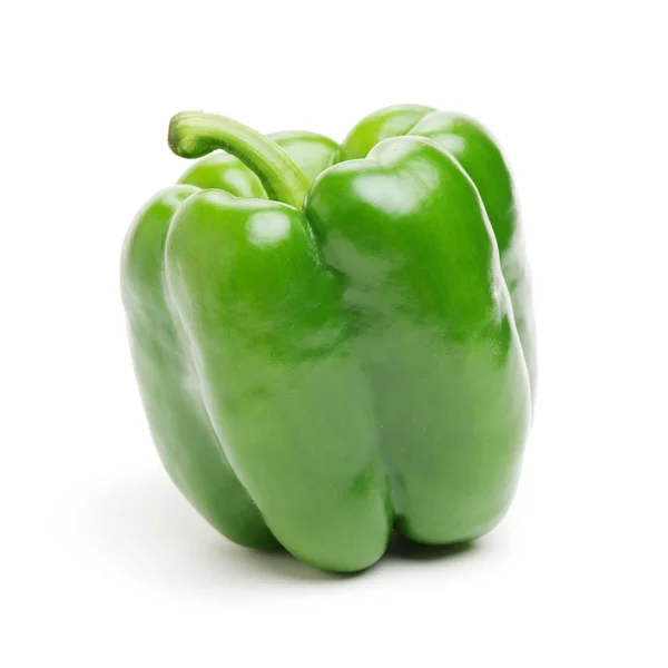 Green pepper on white background — Stock Photo, Image