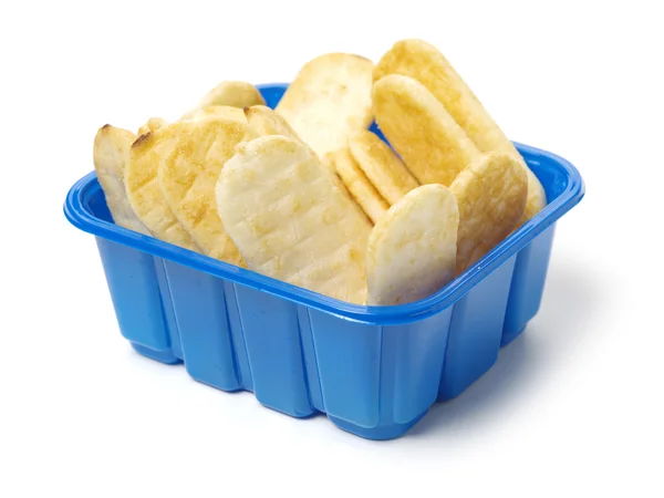 Japanese rice cracker isolated on Stock Image