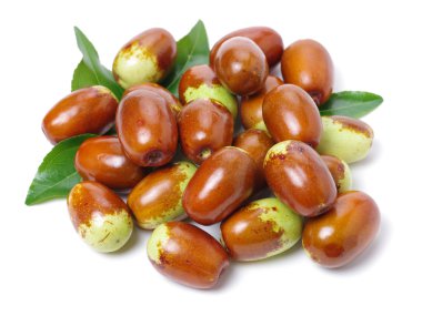 jujube or chinese date on  clipart