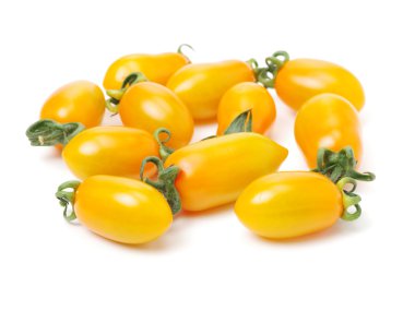 Beyaz backgroundcherry kiraz domates 