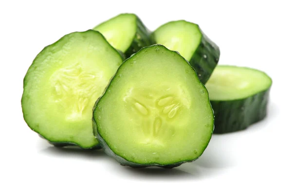 Sliced cucumber vegetable — Stock Photo, Image