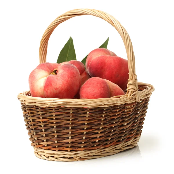 Chinese flat peaches — Stock Photo, Image