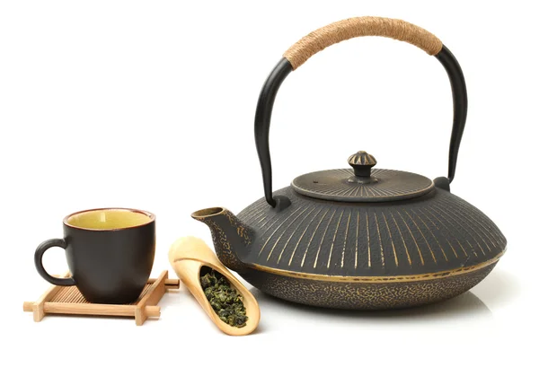 Iron japanese teapot — Stock Photo, Image