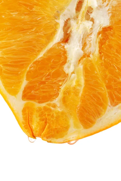 Pedaços de tangerina laranja — Fotografia de Stock