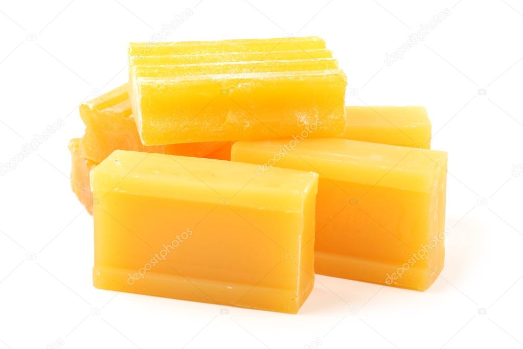 Yellow soap