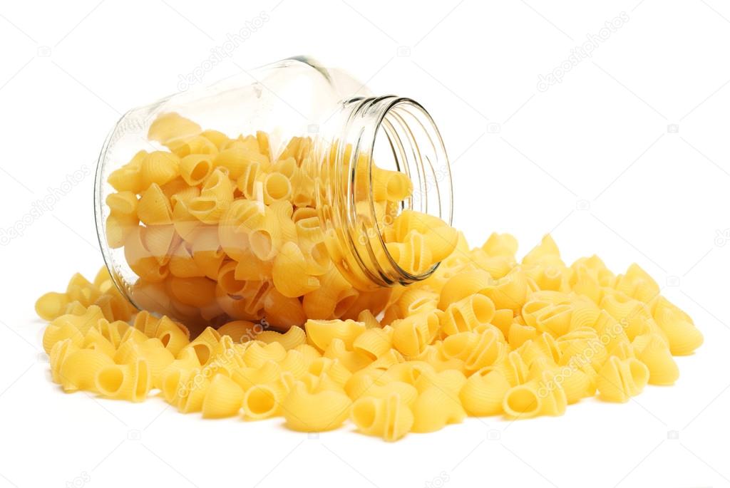 Raw italian pasta