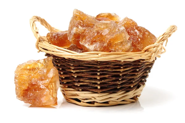 Dark crystal sugar — Stock Photo, Image