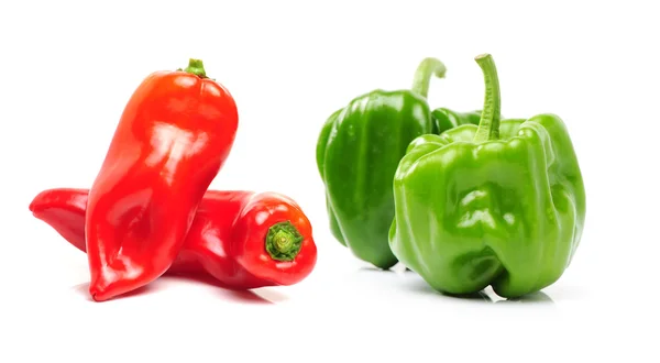 Red and Green pepper — Stock Photo, Image