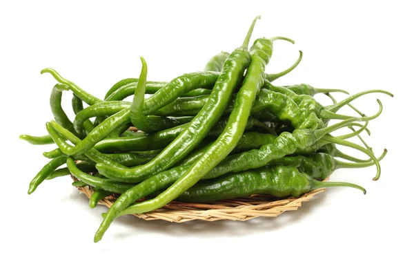 Groene paprika 's — Stockfoto