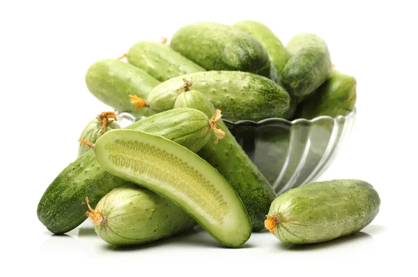 Green cucumbers — Stock Photo, Image