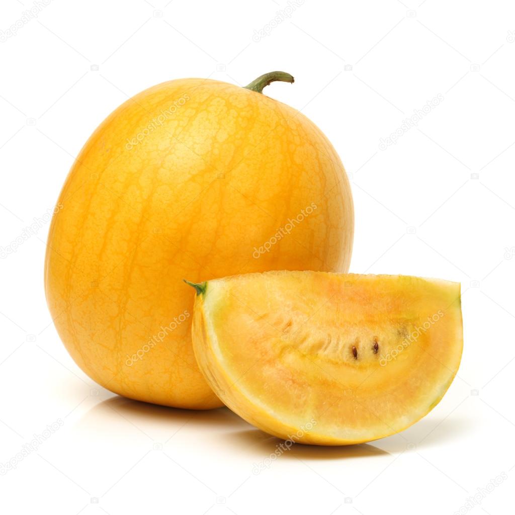 Yellow watermelon ⬇ Stock Photo, Image by © jianghongyan 54515399