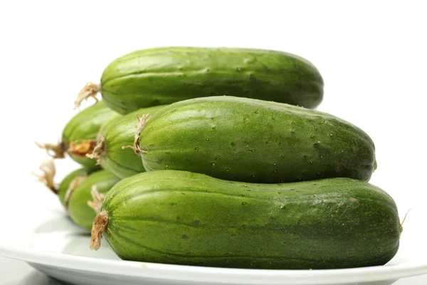 Green cucumbers — Stock Photo, Image