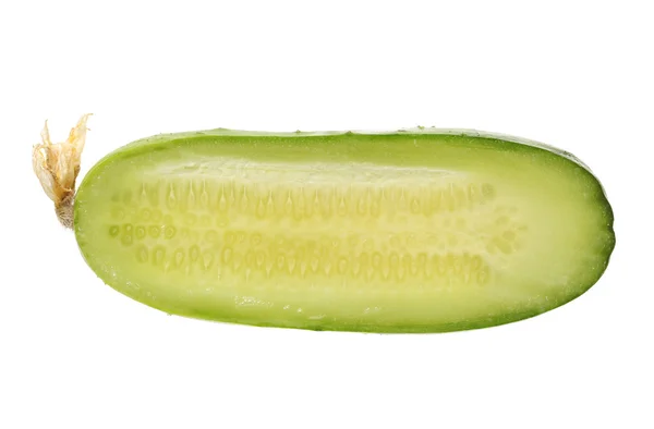 Зелений огірок — стокове фото