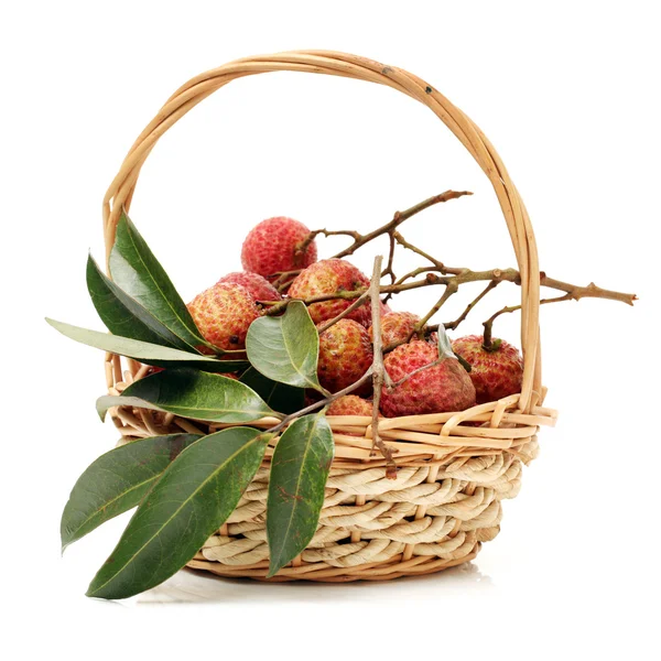 Lychee fruit. Fresh lychees — Stock Photo, Image