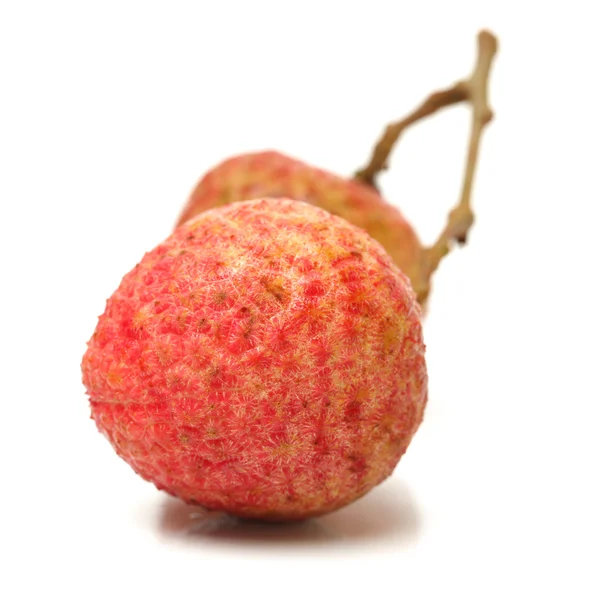 Two Ripe Litchis — Stock Photo, Image