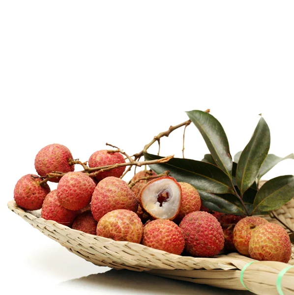 Frutta litchi. Lieviti freschi — Foto Stock